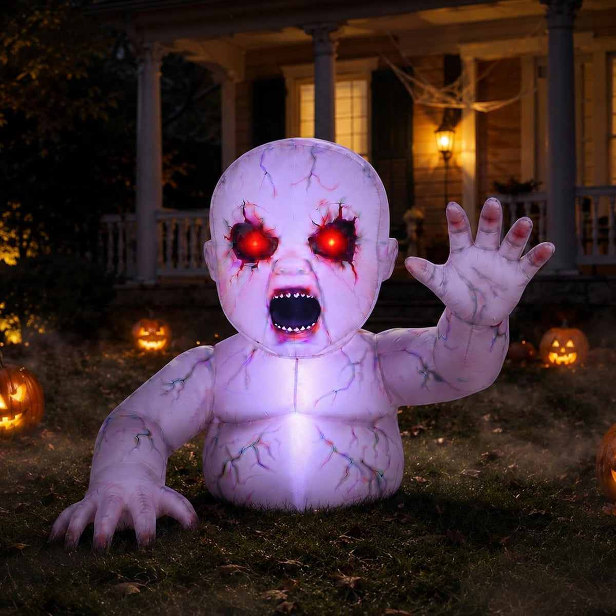 5 ft LED Zombie Baby Halloween Inflatable