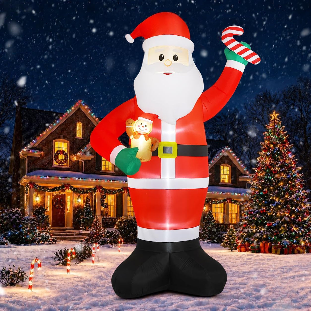 12 ft Giant Santa Christmas Inflatable