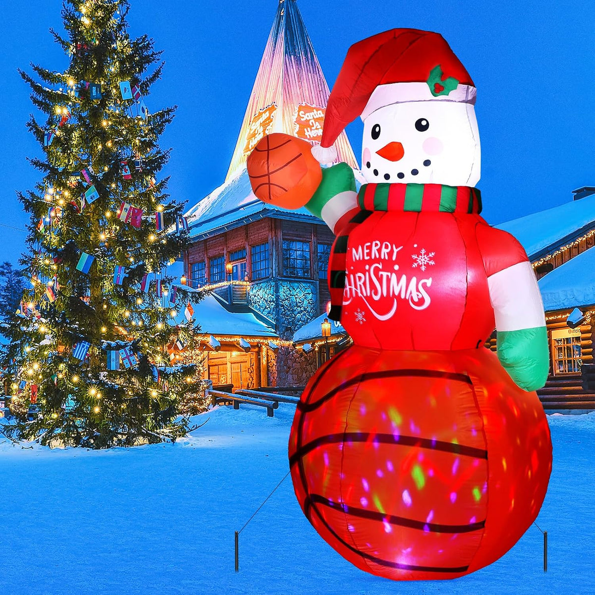 6.5 ft Snowman Christmas Inflatable